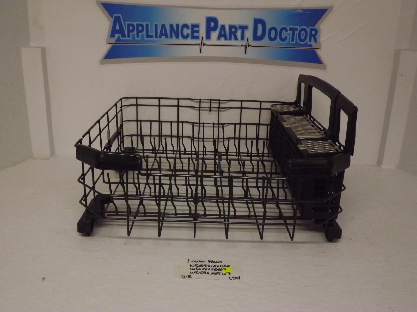 GE Dishwasher WD28X26106 WD28X22827 WD28X22867 Lower Rack Used GE Dishwasher WD28X26106 WD28X22827 WD28X22867 Lower Rack Used